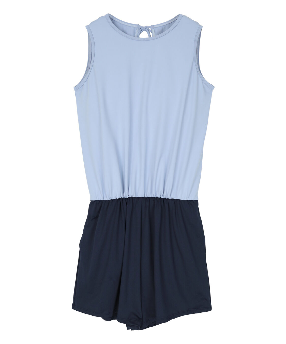 SEA DRESS「ﾊﾞｯｸﾘﾎﾞﾝﾉｰｽﾘｰﾌﾞｵｰﾙｲﾝﾜﾝ/水着」|コンビネゾン|