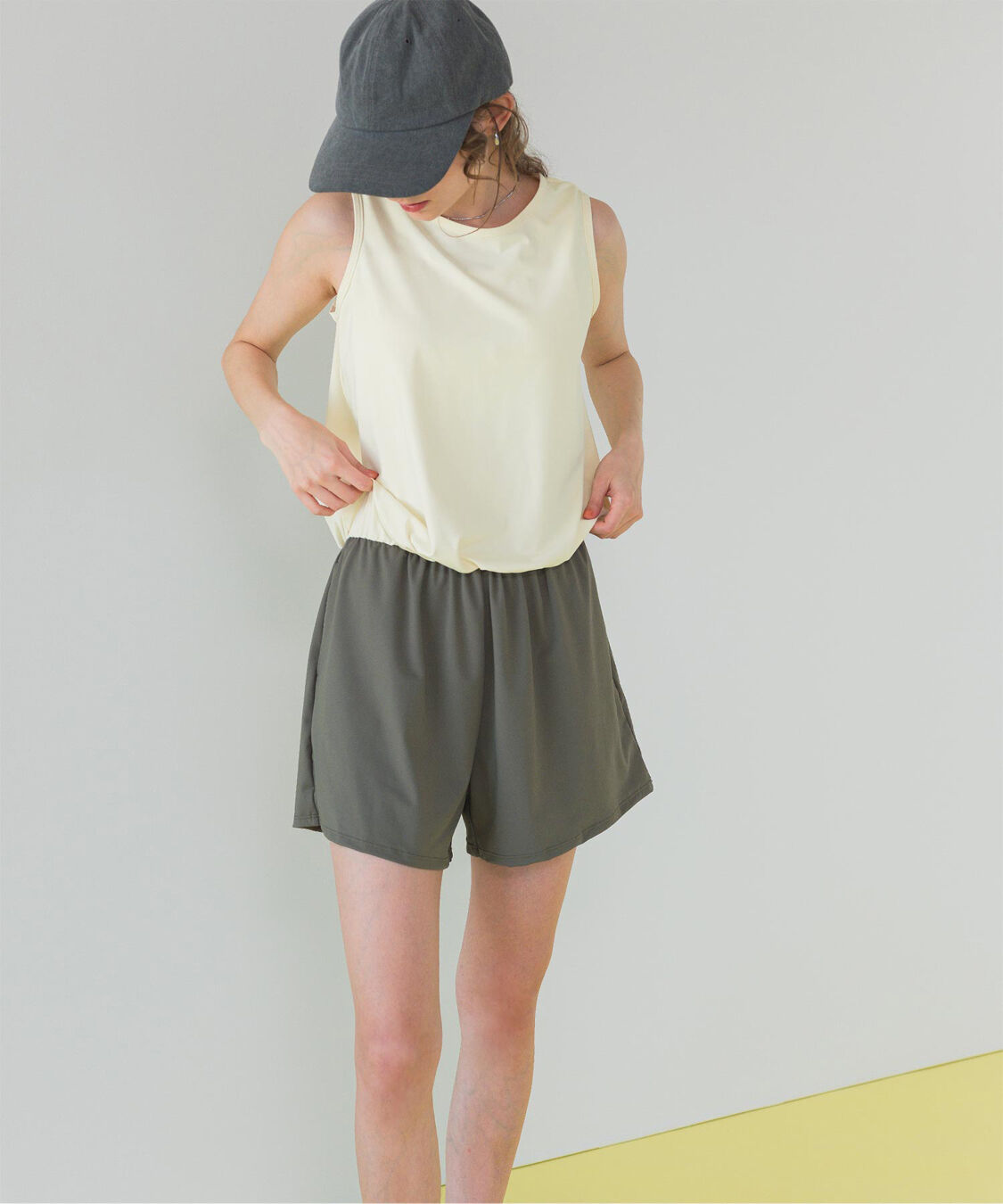 SEA DRESS「ﾊﾞｯｸﾘﾎﾞﾝﾉｰｽﾘｰﾌﾞｵｰﾙｲﾝﾜﾝ/水着」|コンビネゾン|