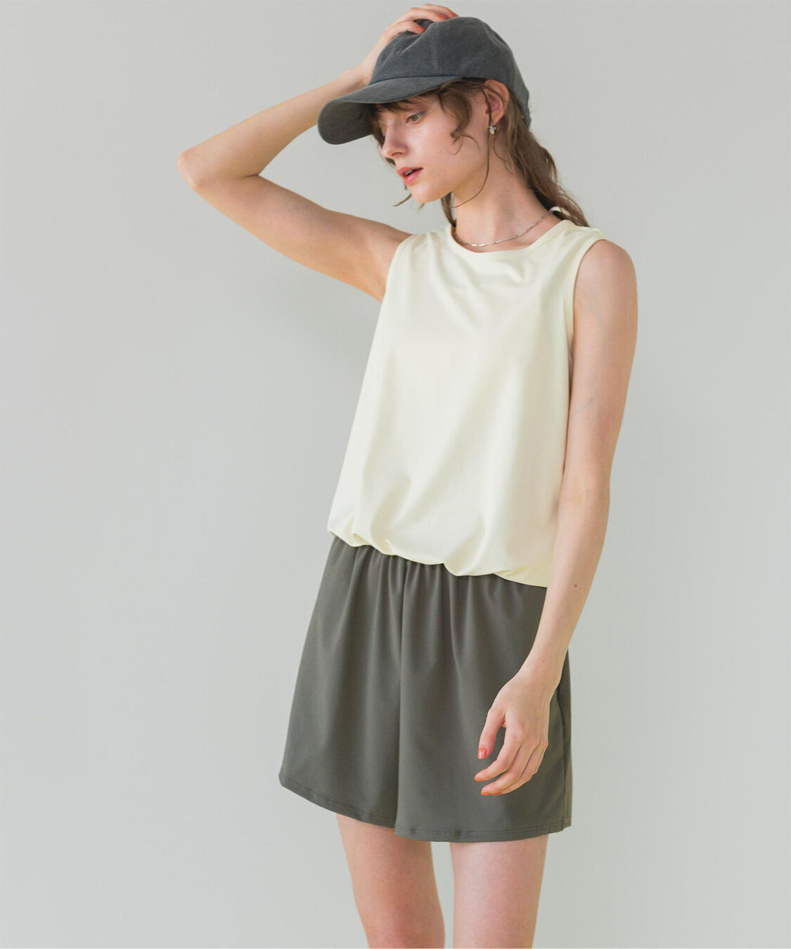 SEA DRESS「ﾊﾞｯｸﾘﾎﾞﾝﾉｰｽﾘｰﾌﾞｵｰﾙｲﾝﾜﾝ/水着」|コンビネゾン|