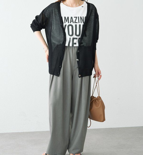  「《再予約》【日焼け・冷房対策に◎】シアーカーディガン」|カーディガン|