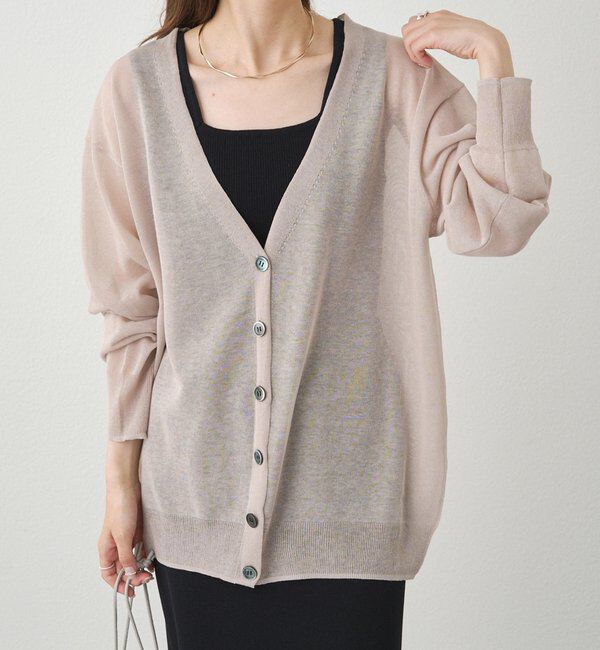  「《再予約》【日焼け・冷房対策に◎】シアーカーディガン」|カーディガン|