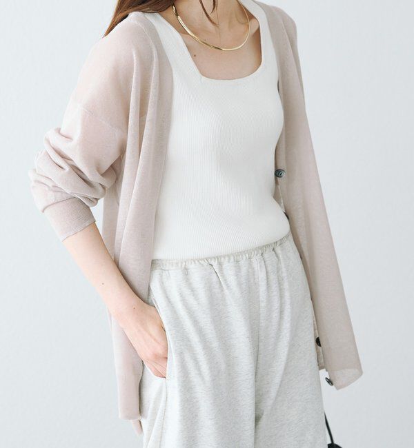  「《再予約》【日焼け・冷房対策に◎】シアーカーディガン」|カーディガン|