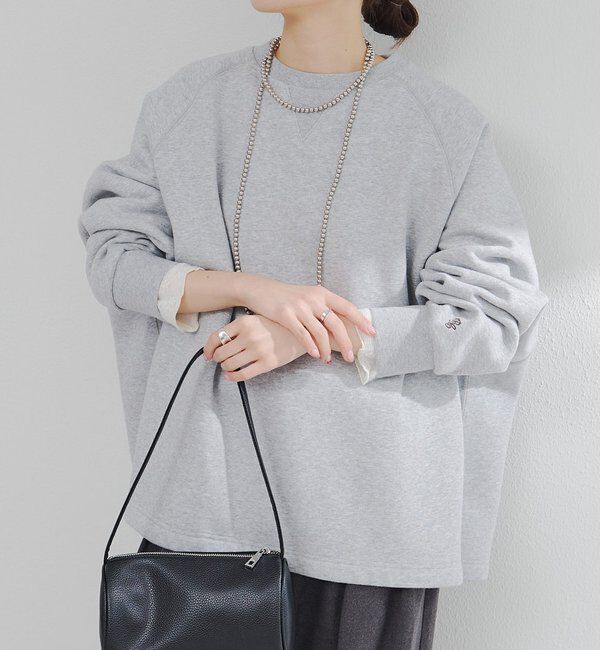  「裏起毛ポンチョスウェットプルオーバー」|プルオーバー|