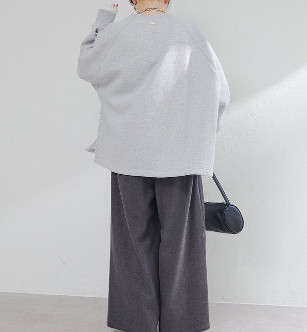  「裏起毛ポンチョスウェットプルオーバー」|プルオーバー|