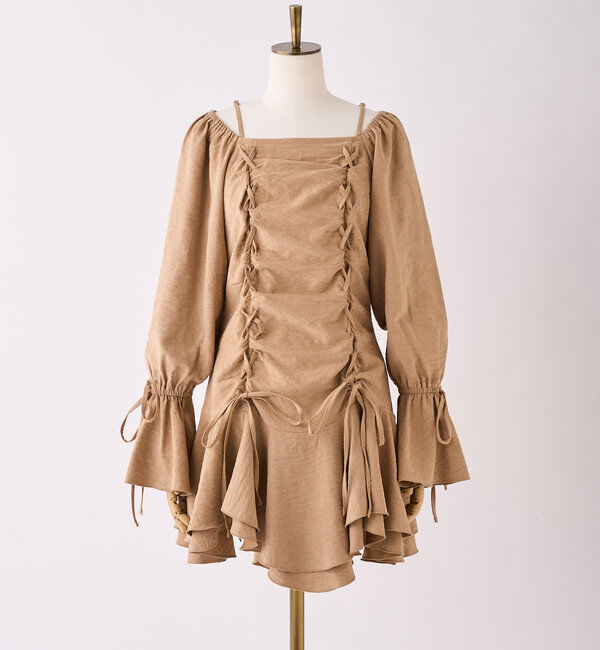  「【2WAY仕様】ドロストチュニック」|ワンピース|