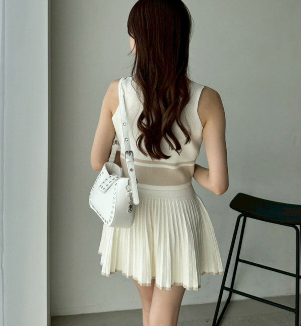  「ニットミニセットアップ」|ワンピース|