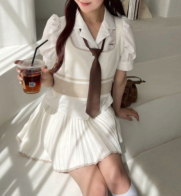  「ニットミニセットアップ」|ワンピース|