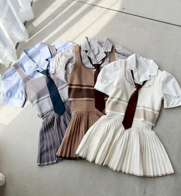  「ニットミニセットアップ」|ワンピース|