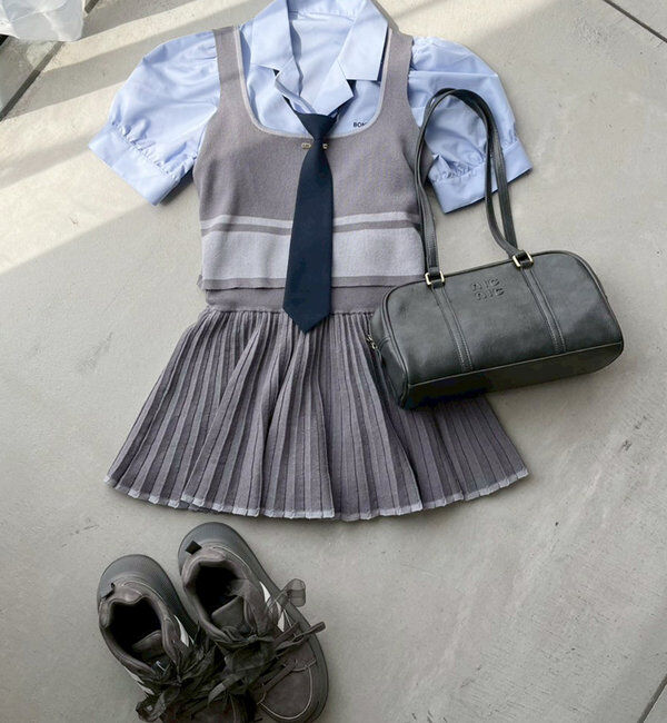  「ニットミニセットアップ」|ワンピース|