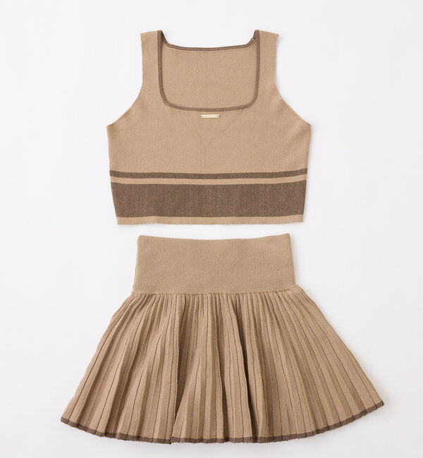  「ニットミニセットアップ」|ワンピース|