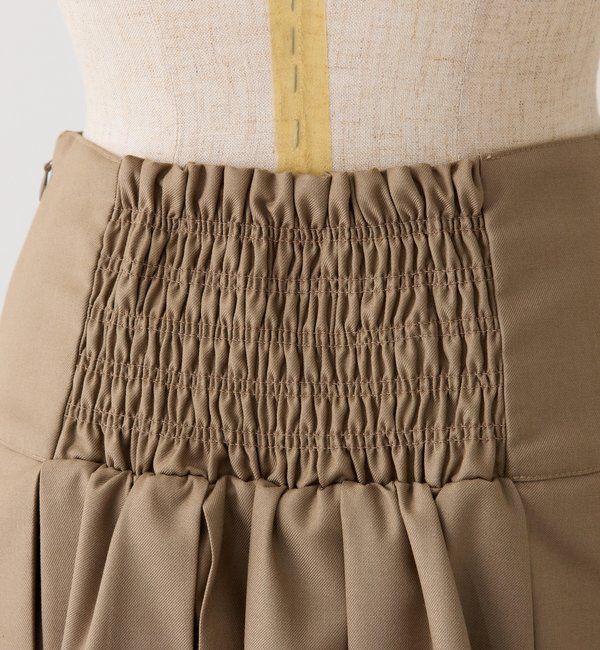  「サイドベルトプリーツスカート」|スカート|