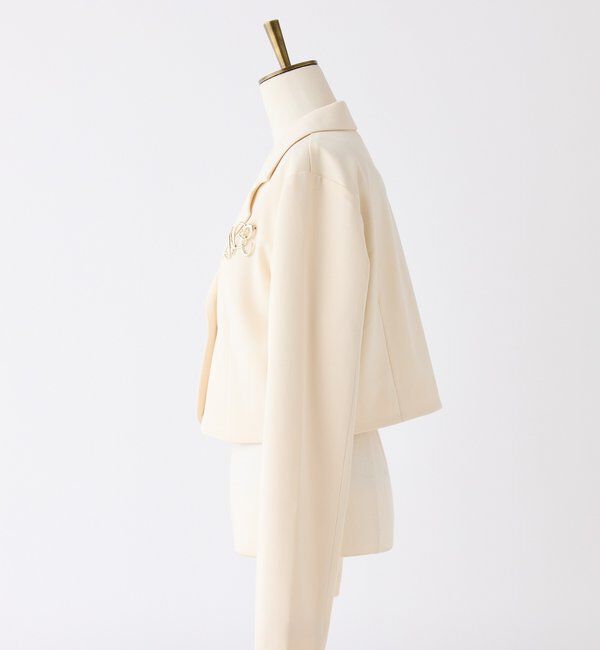  「【WEB限定リバイバル】ブローチ付きショートテーラージャケット」|テーラードジャケット|