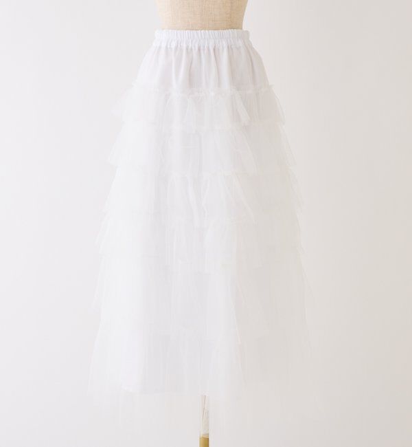  「チュールロングスカート」|スカート|