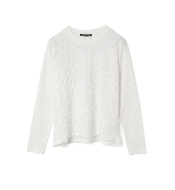 mizuiro ind「mizuiro ind フロントレースプルオーバー」|Tシャツ・カットソー|