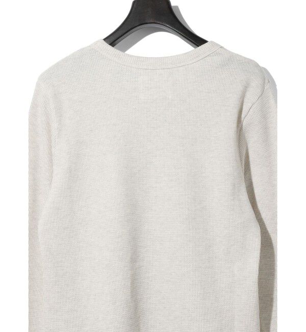 MIDIUMISOLID「MIDIUMISOLID for Ladies Uネックワッフルプルオーバー」|Tシャツ・カットソー|