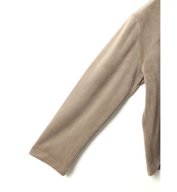 mizuiro ind「mizuiro ind ベロアラウンドカラーシャツ」|シャツ・ブラウス|