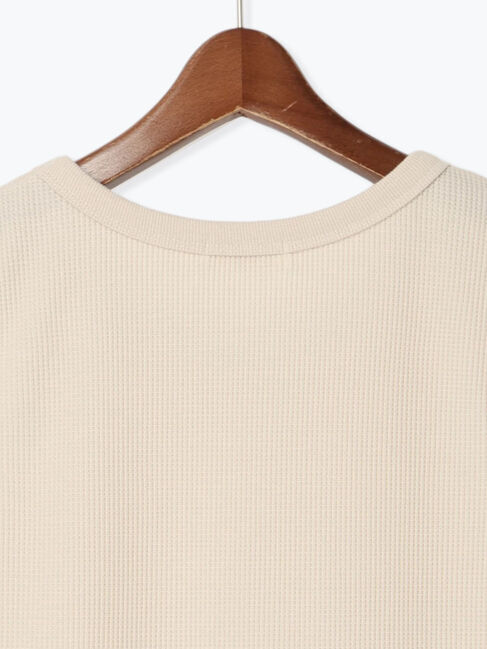 Te chichi TERRASSE「ワッフルクルーネックタンクトップ」|タンクトップ|