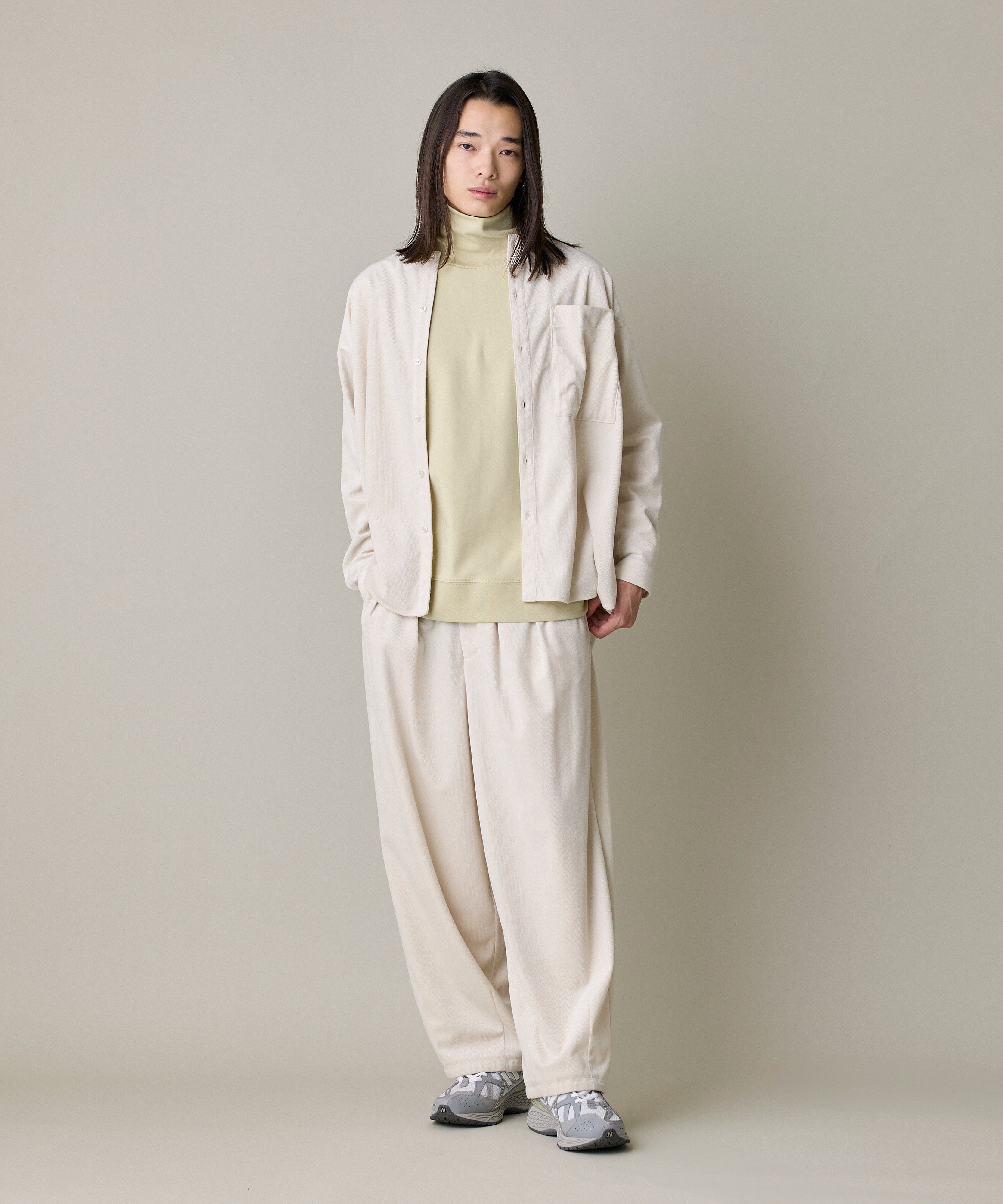 DAY by DAY it&rsquo;s international「《ユニセックス》ミルキーコールバンドカラーシャツ」|シャツ・ブラウス|