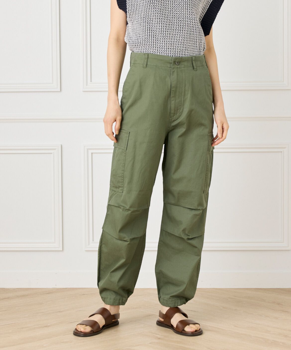 INED「ミリタリーパンツ《YVON》」|カーゴ|