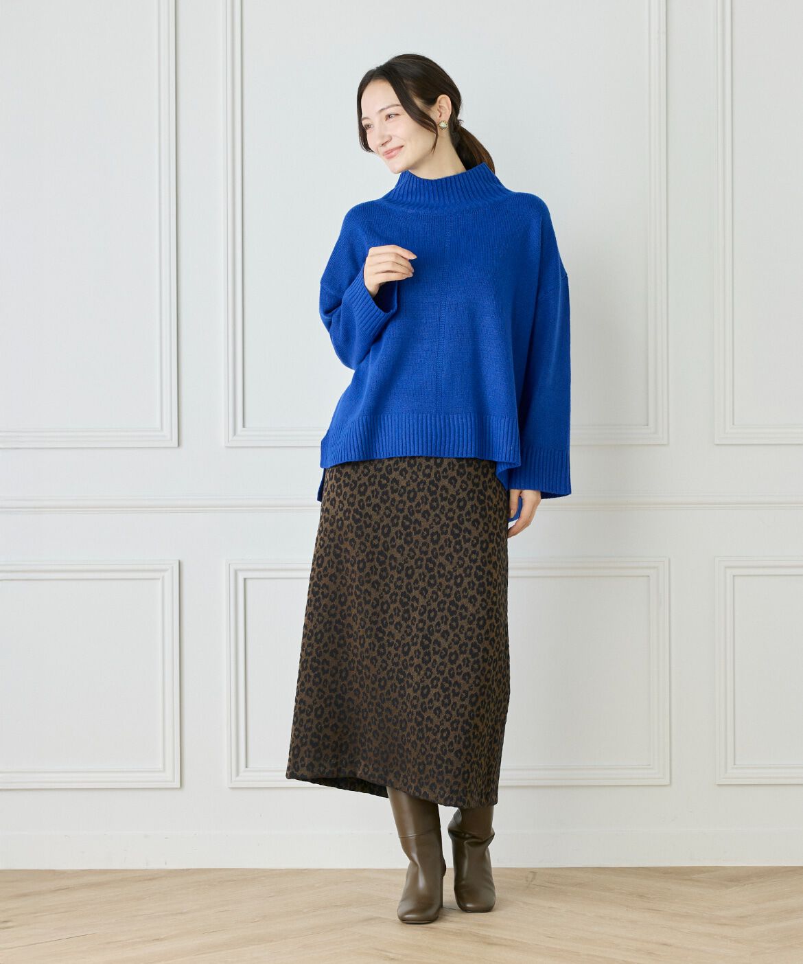 Le Souk「スフレニットハイネックプルオーバー」|ニット・セーター|