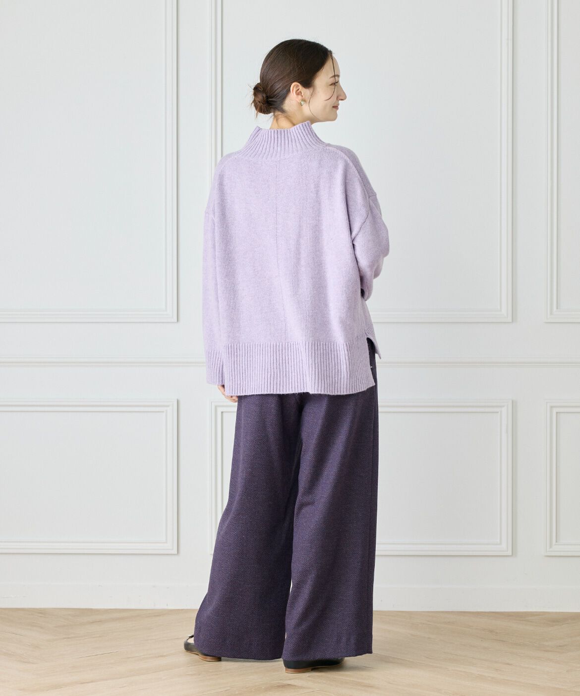 Le Souk「スフレニットハイネックプルオーバー」|ニット・セーター|