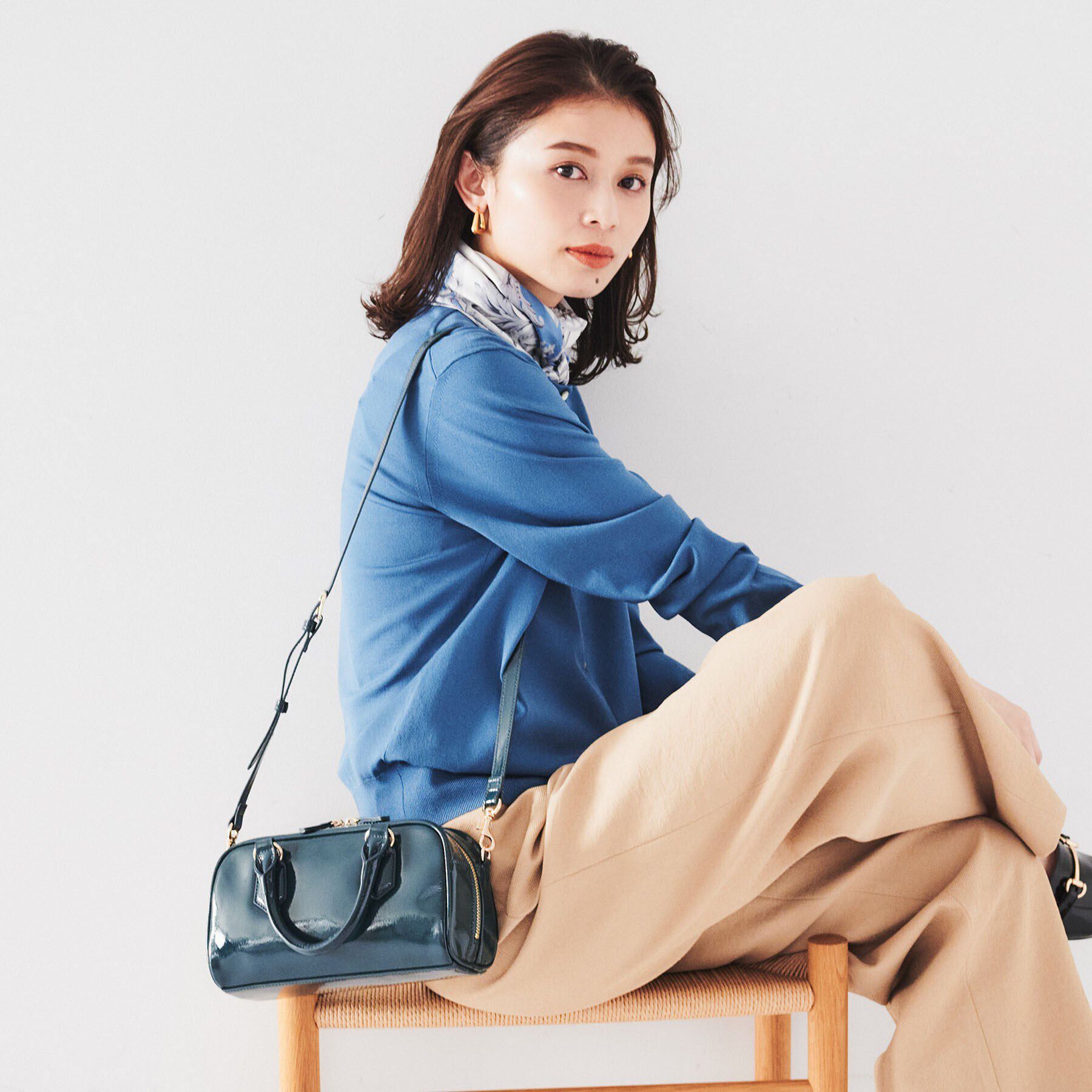 UNTITLED「【2WAY】エナメルミニボストン」|ボストンバッグ|