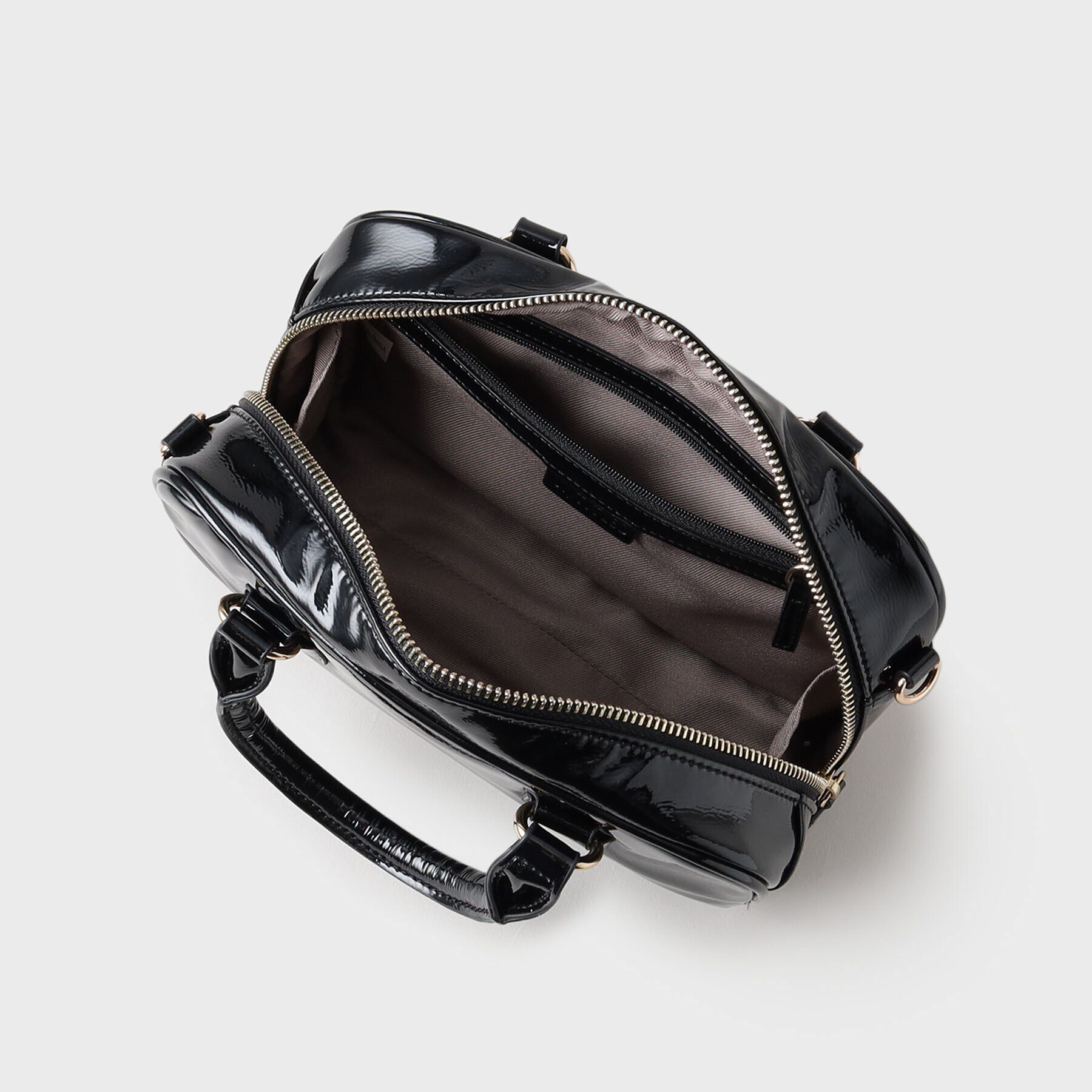 UNTITLED「【2WAY】エナメルミニボストン」|ボストンバッグ|