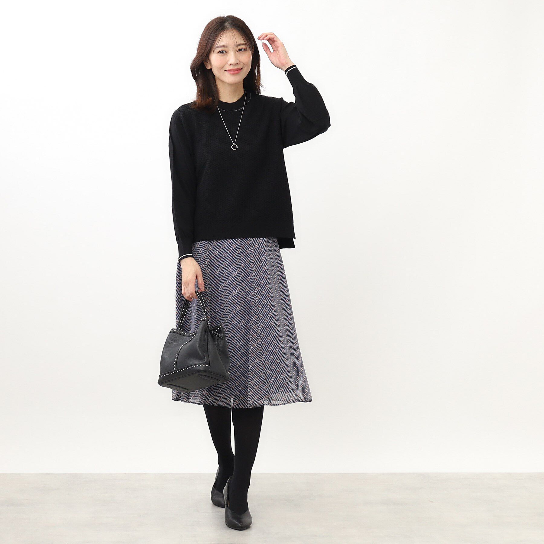 Reflect「オフボディストレッチニット」|ニット・セーター|