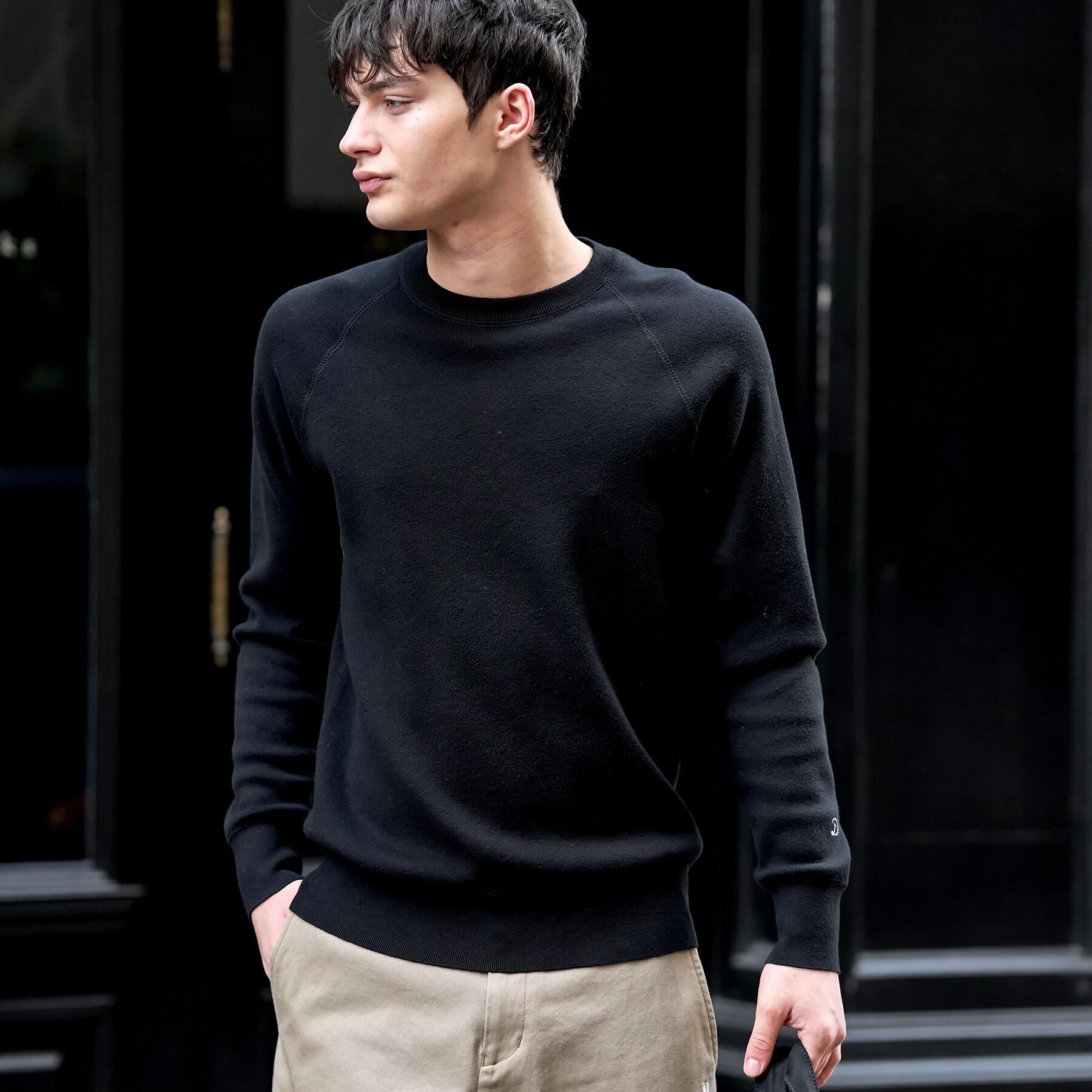 DRESSTERIOR「ウォッシャブル コットンカシミヤスムースニット」|ニット・セーター|