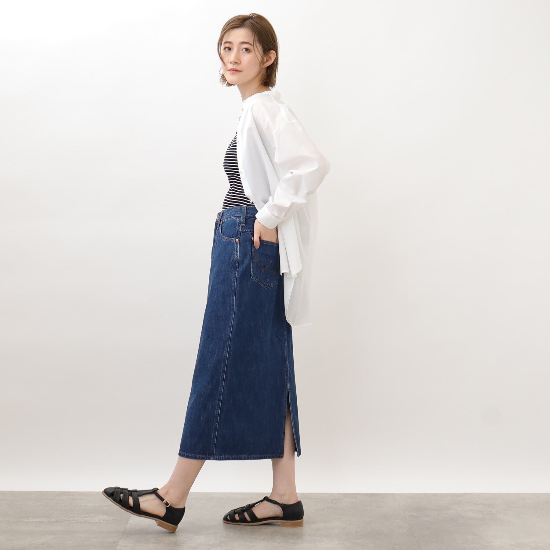 grove「【別注】Wrangler デニムスカート」|スカート|