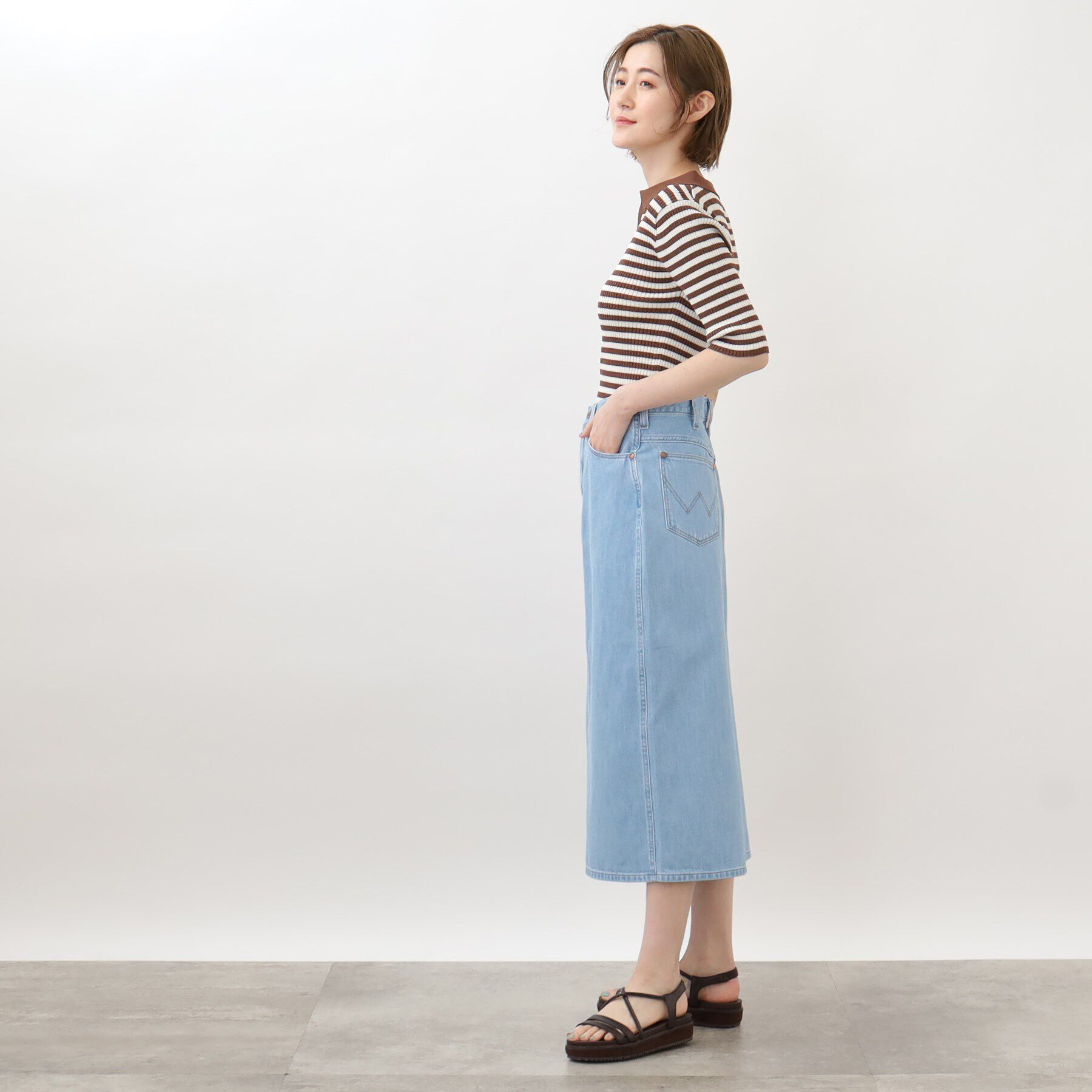 grove「【別注】Wrangler デニムスカート」|スカート|