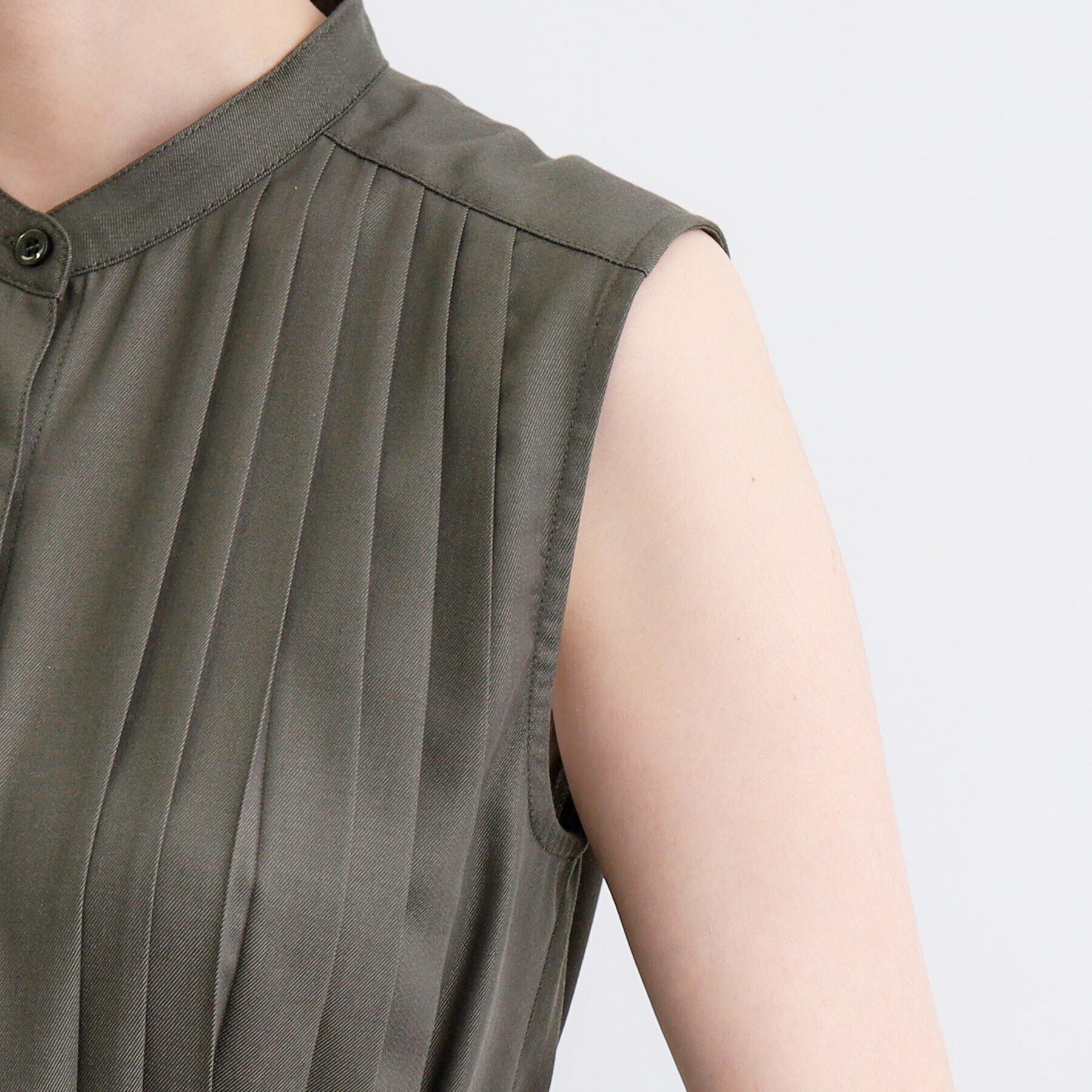 grove「シャンブレープリーツワンピース」|ワンピース|