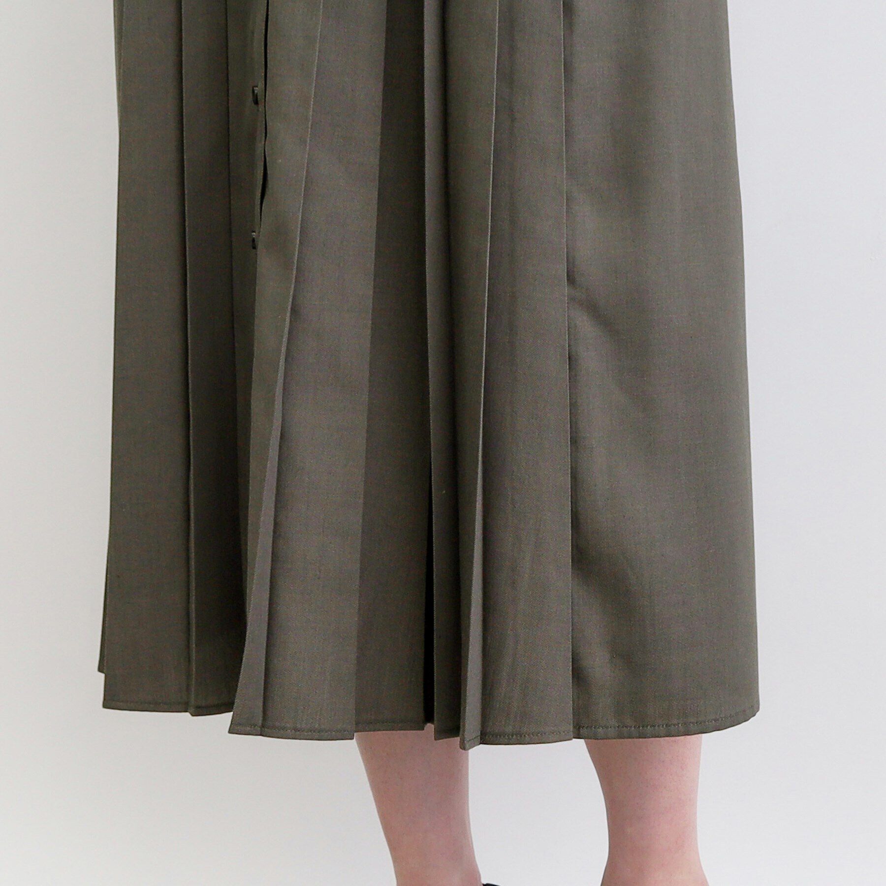 grove「シャンブレープリーツワンピース」|ワンピース|