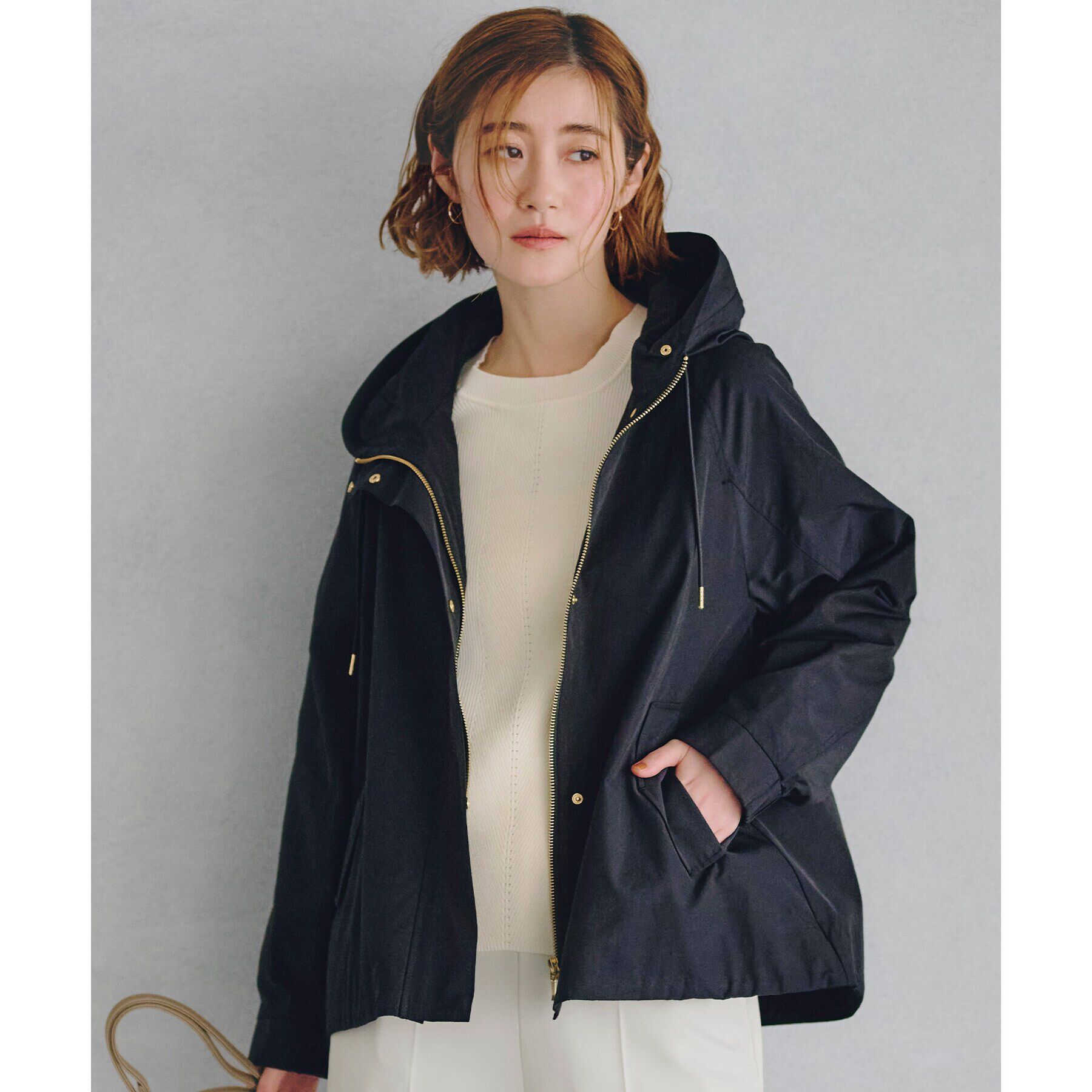 grove「【撥水・洗える】マウンテンパーカ」|ブルゾン・スタジャン|ブラック(019)