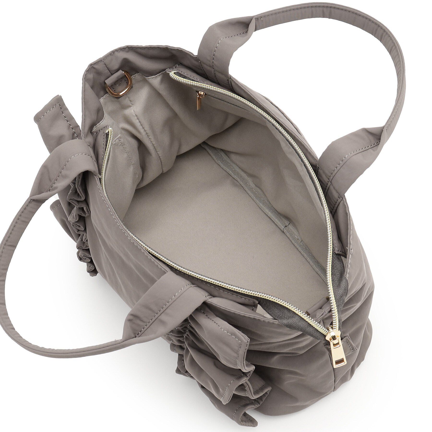 grove「縦フリルナイロン2WAYトート」|トートバッグ|