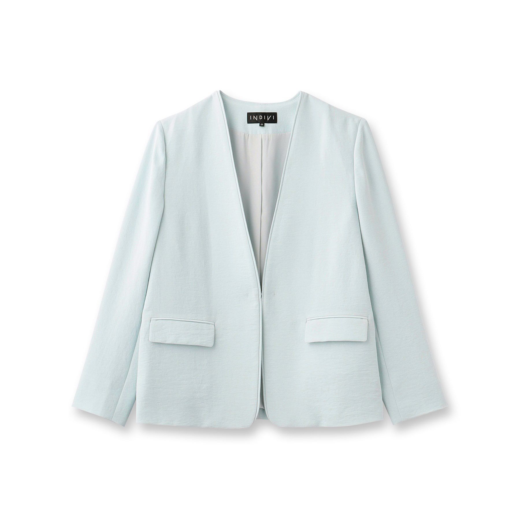 INDIVI「【着る日傘/遮熱/UVケア】ノーカラージャケット」|スーツ|