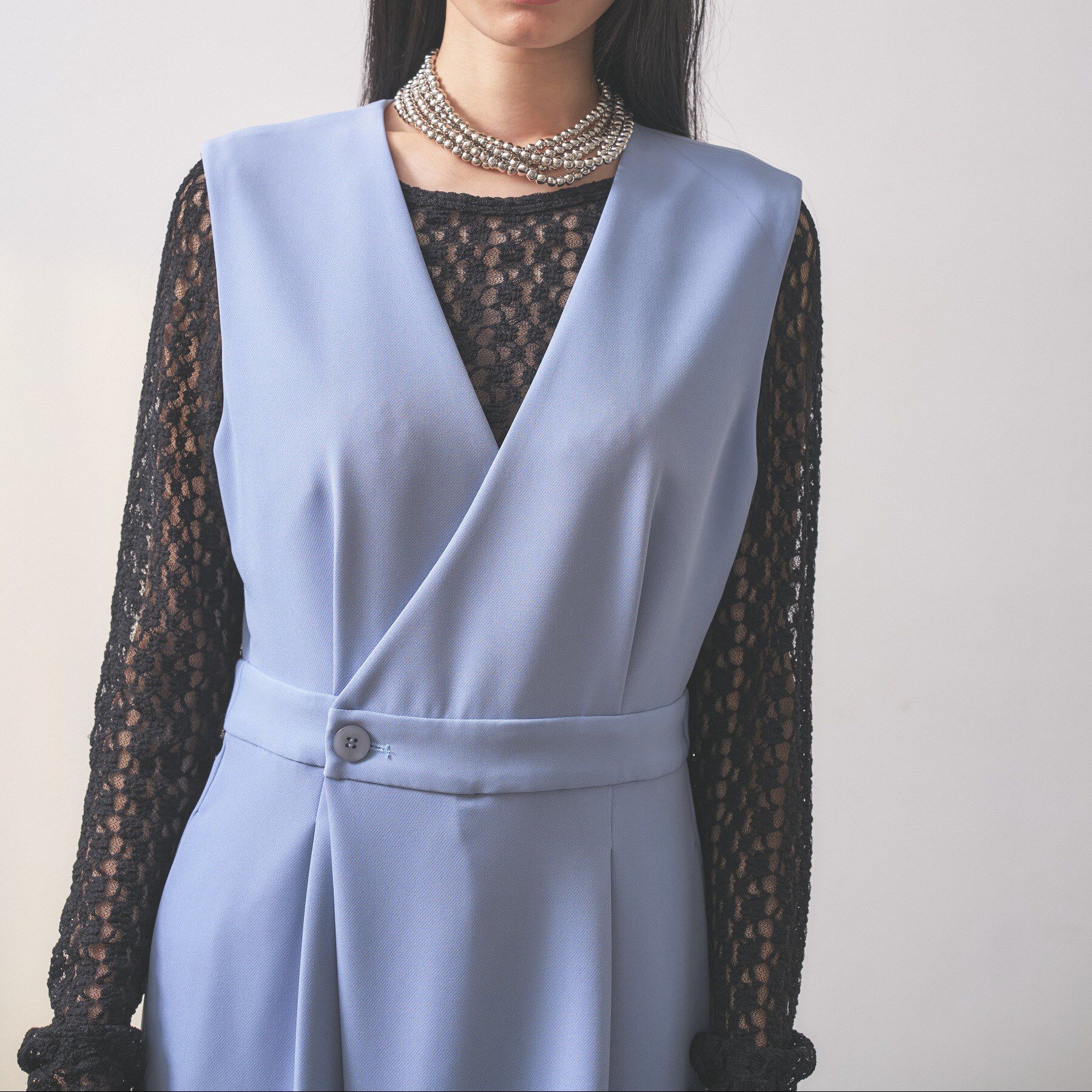 GALLEST「【オケージョン／セットアップ対応】ダブルクロスサロペット」|オールインワン|