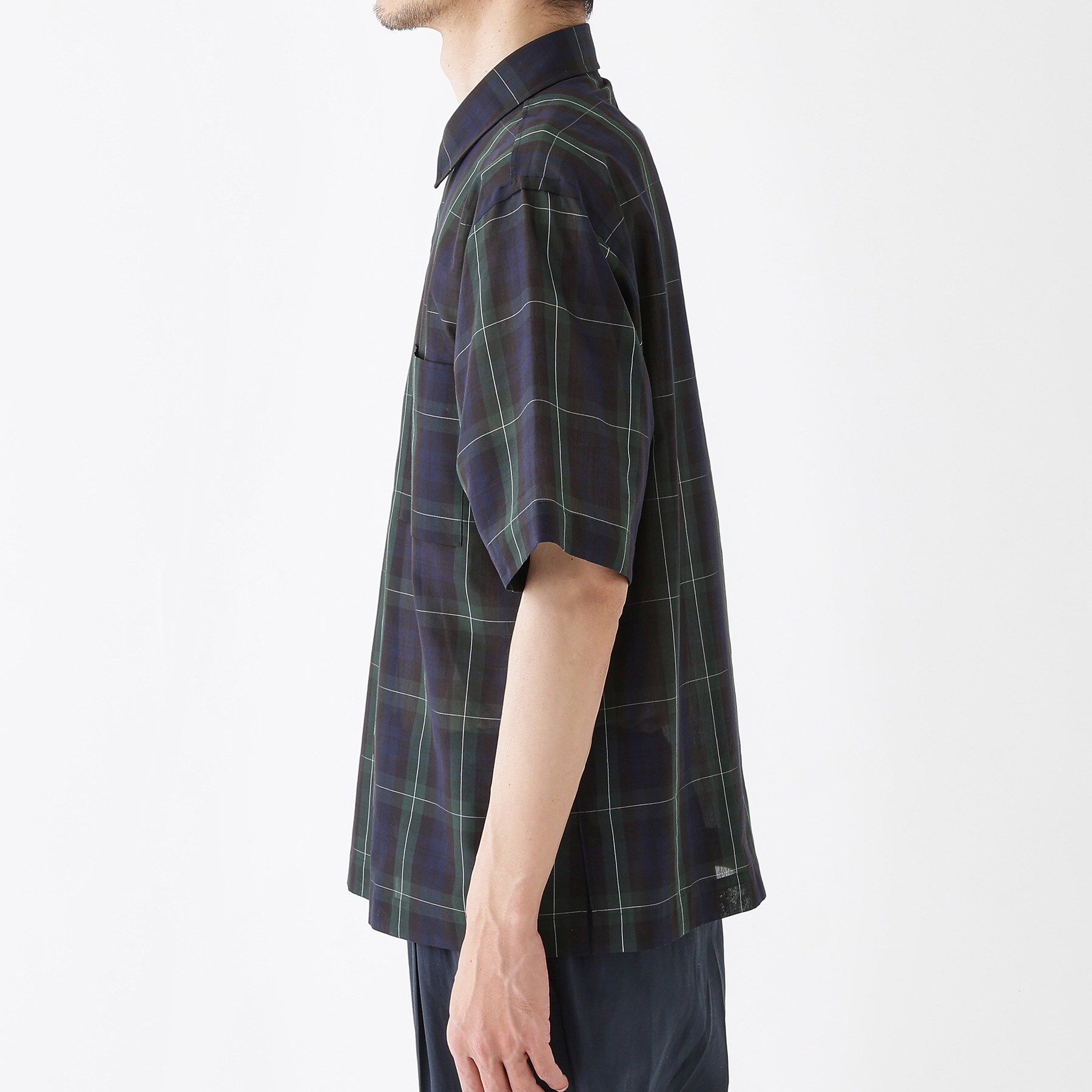 TAKEO KIKUCHI「【THE FLAGSHIP】シアーチェック シャツ」|シャツ・ブラウス|