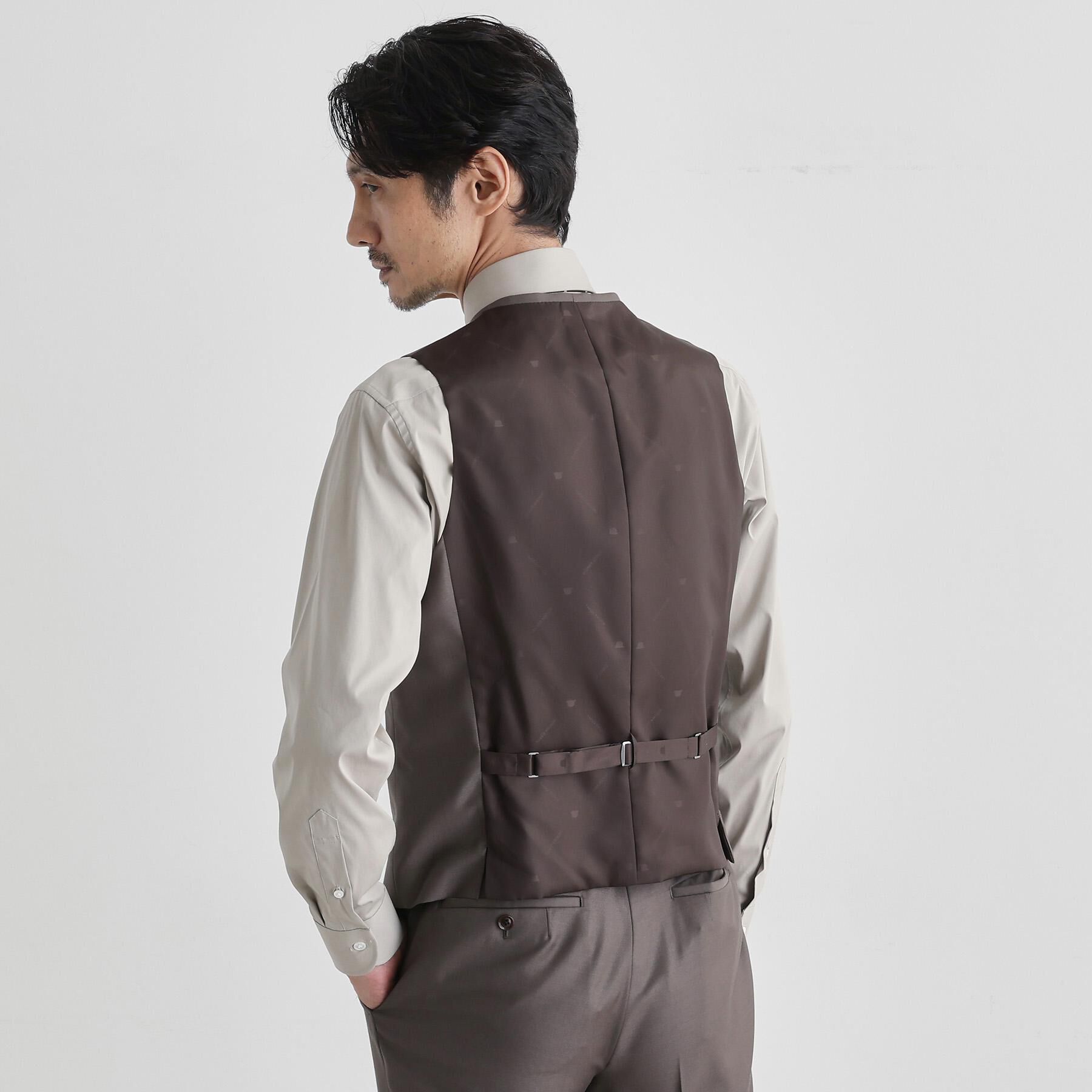TAKEO KIKUCHI「ドーメル サージ ベスト」|スーツ|