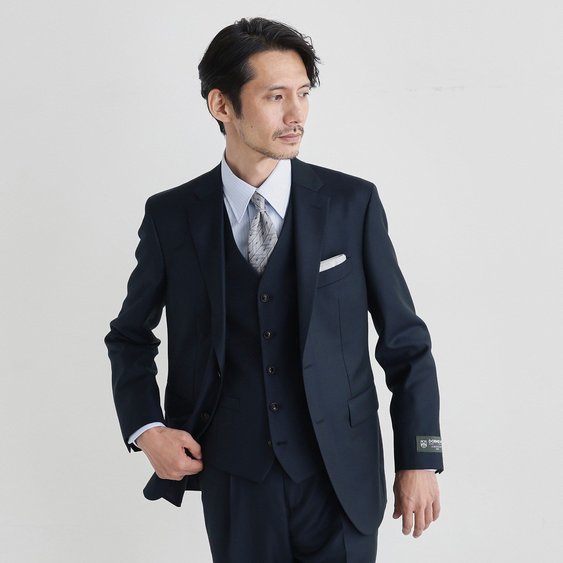 TAKEO KIKUCHI「ドーメル サージ ベスト」|スーツ|