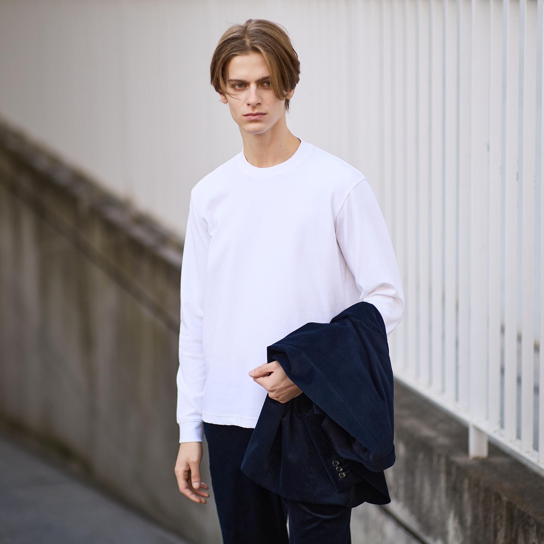 TAKEO KIKUCHI「【Ｓサイズ～】ストレッチ テーラードＴシャツ」|Tシャツ・カットソー|