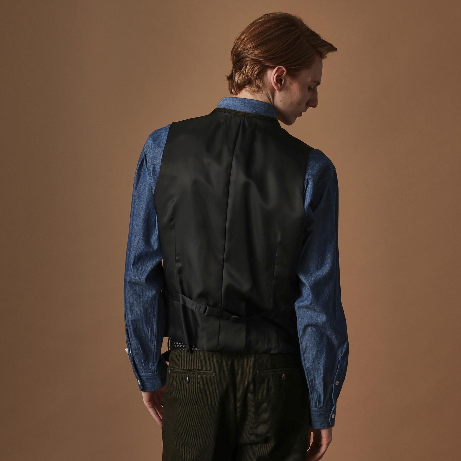 40CARATS&525「【Sサイズ～】ドビーキャラメルコールベスト」|スーツ|