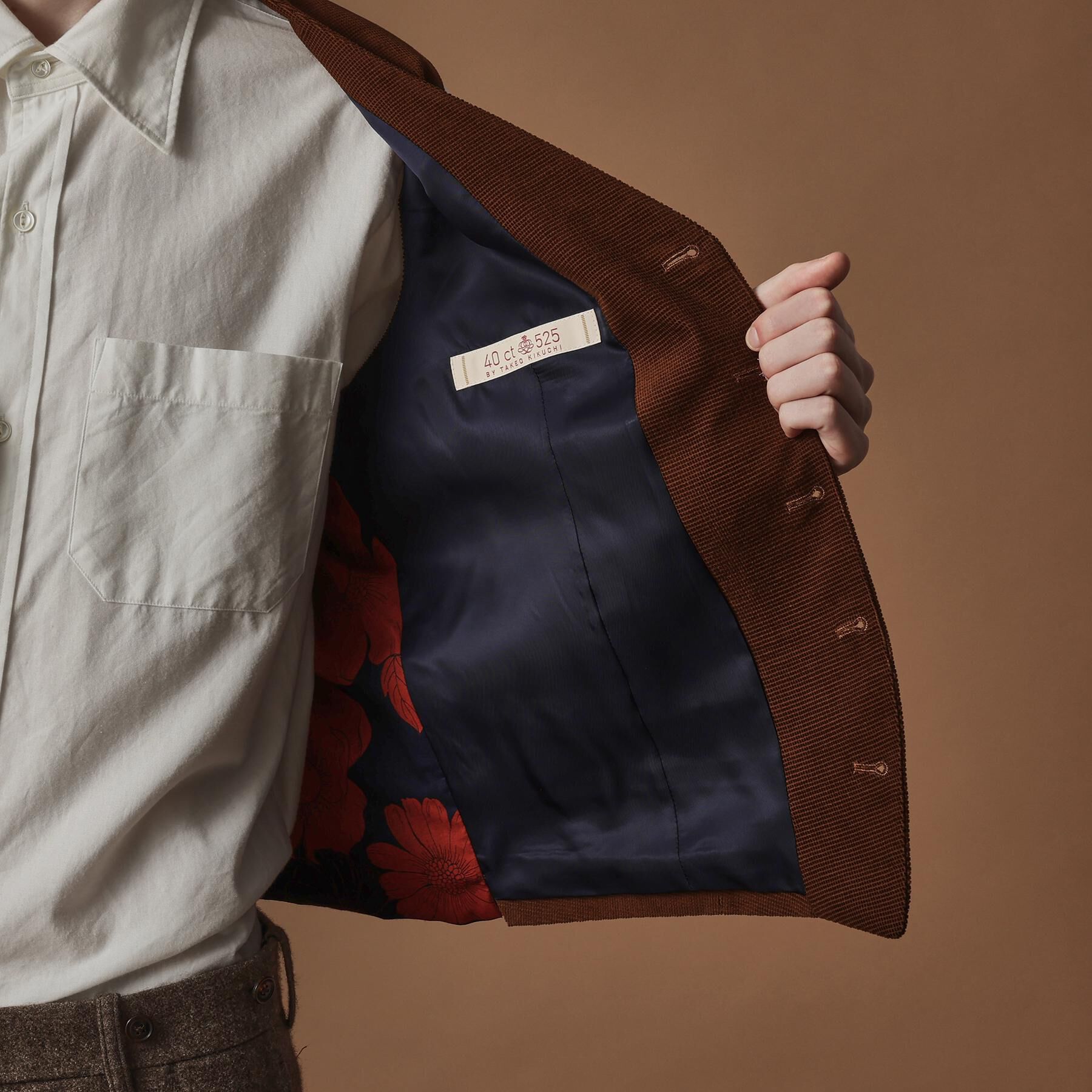 40CARATS&525「【Sサイズ～】ドビーキャラメルコールベスト」|スーツ|