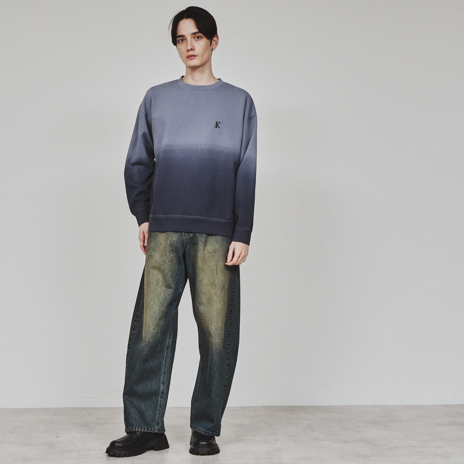 tk.TAKEO KIKUCHI「グラデーションプルオーバー」|Tシャツ・カットソー|