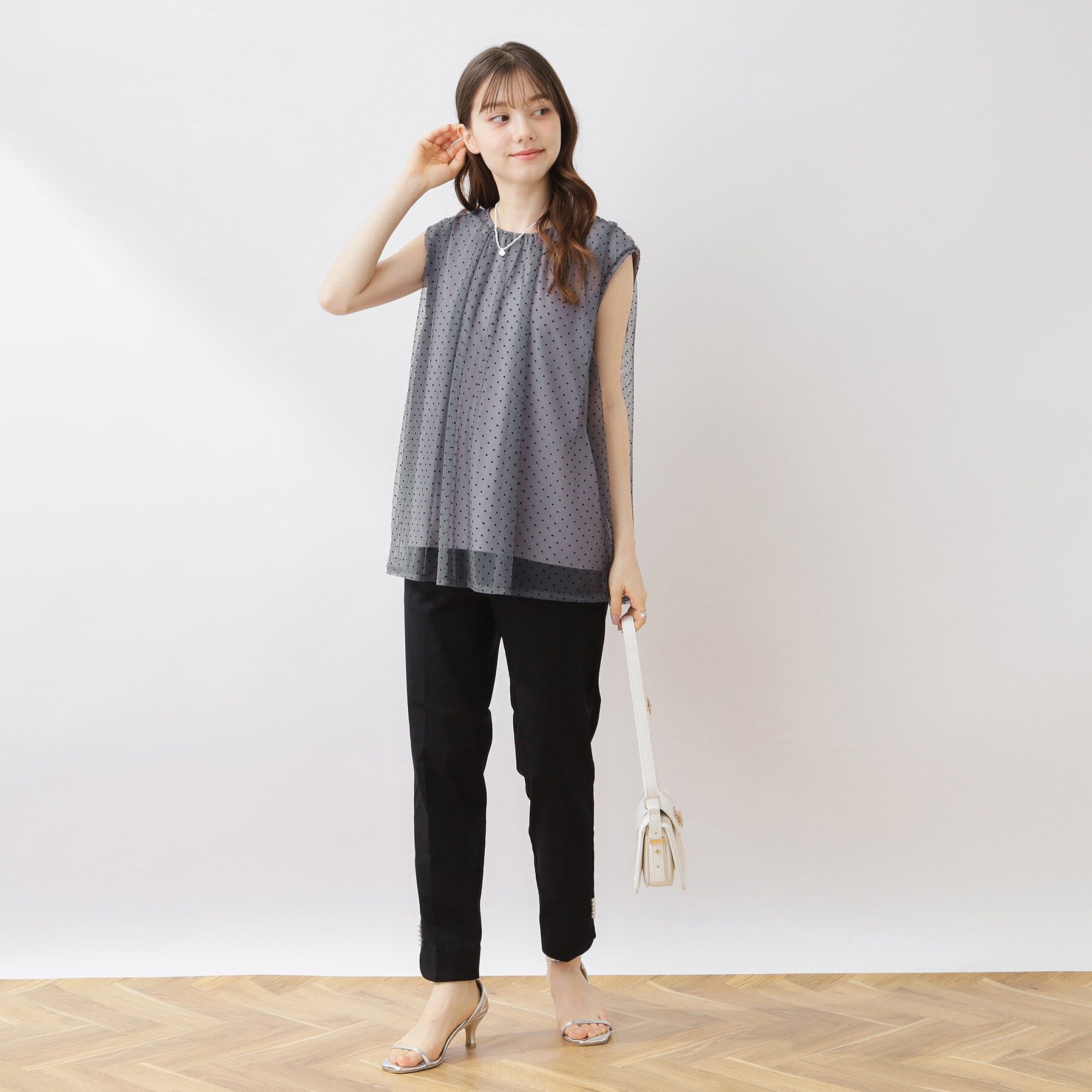 Couture broach「【インしないでキマる】フロッキードットチュニック」|チュニック|