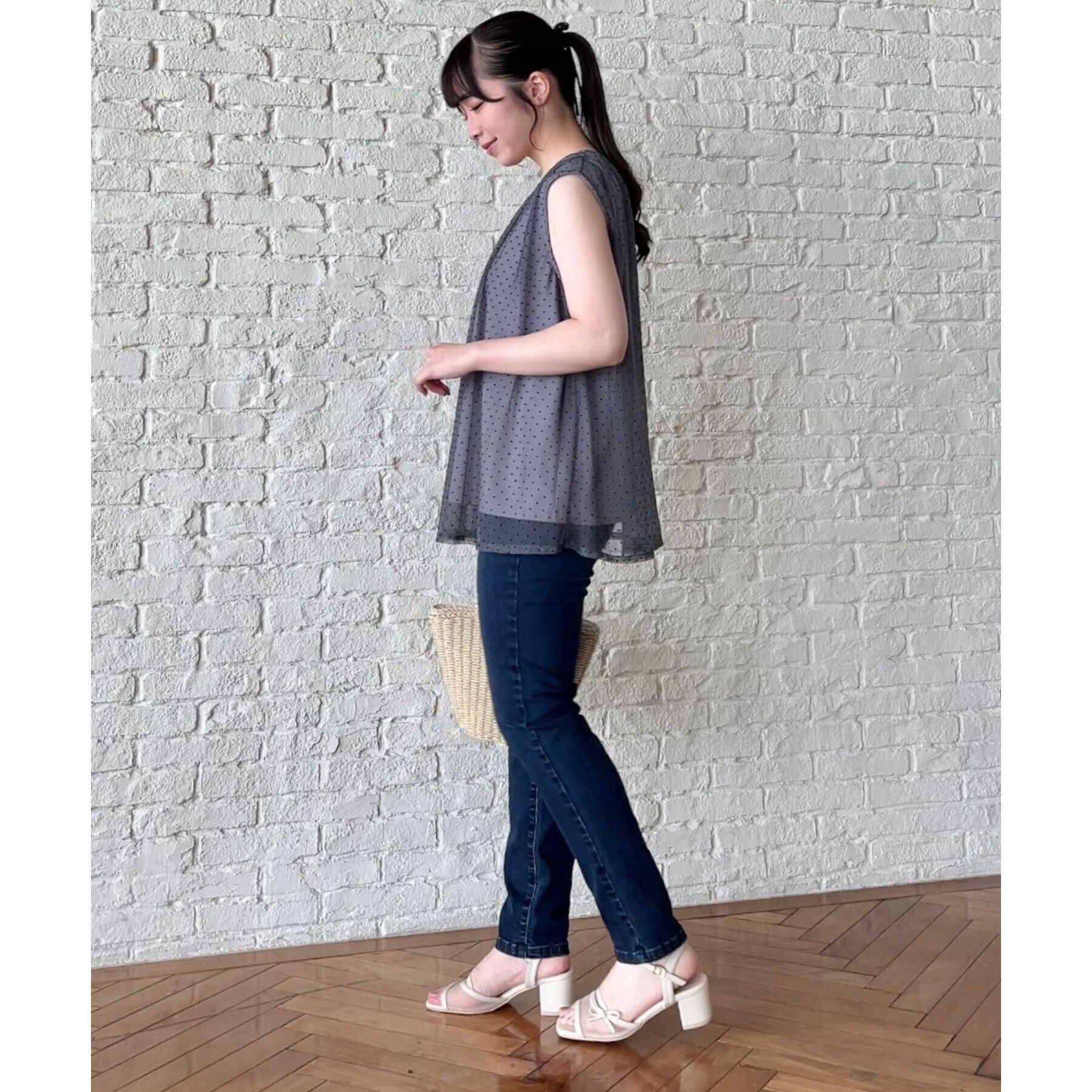 Couture broach「【インしないでキマる】フロッキードットチュニック」|チュニック|