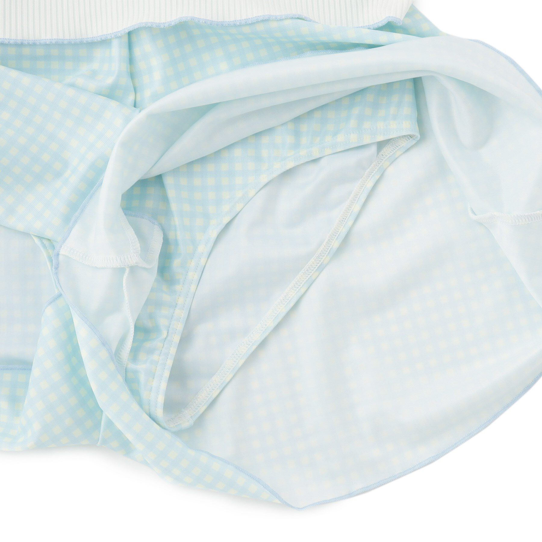 PINK-latte「リブT付ギンガムチェックワンピース」|その他|