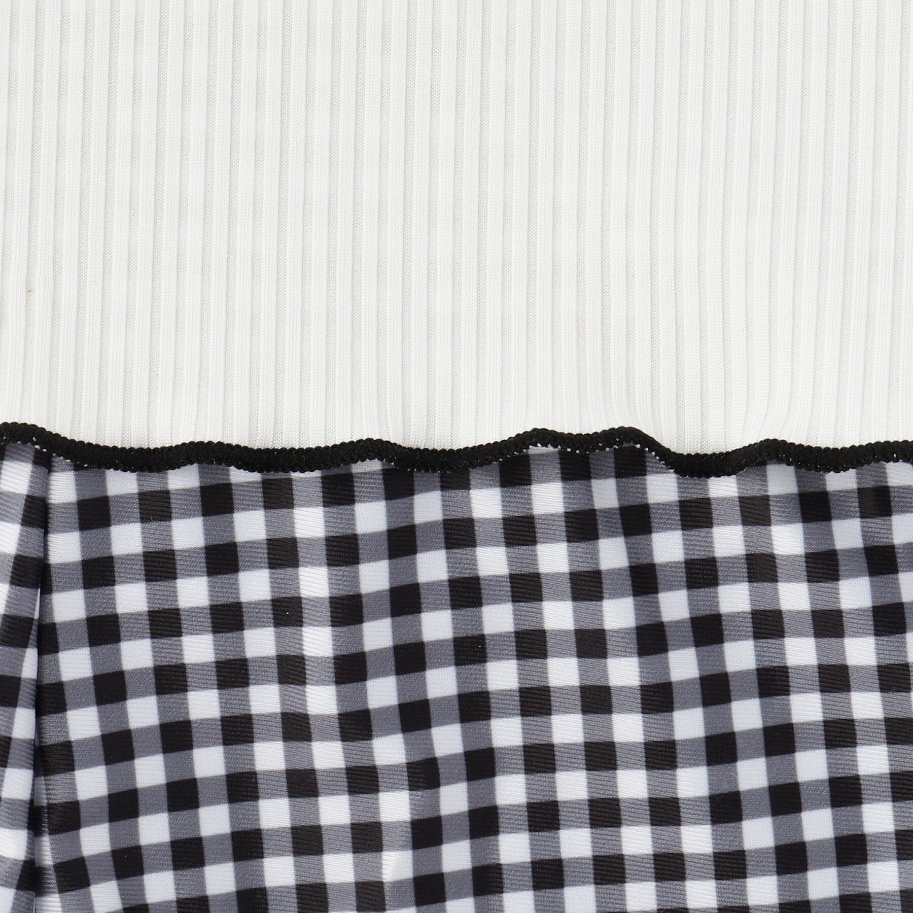 PINK-latte「リブT付ギンガムチェックワンピース」|その他|