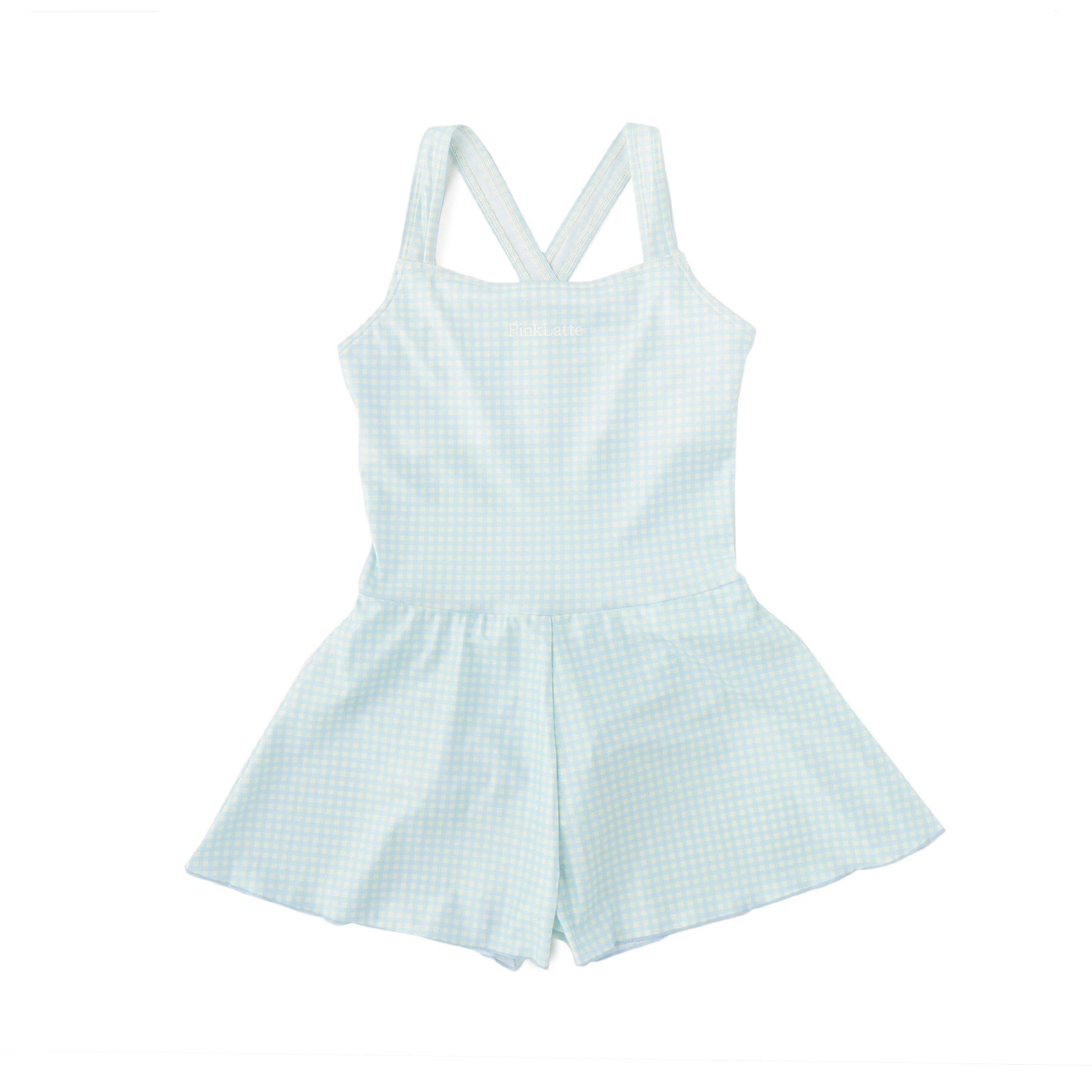 PINK-latte「リブT付ギンガムチェックワンピース」|その他|