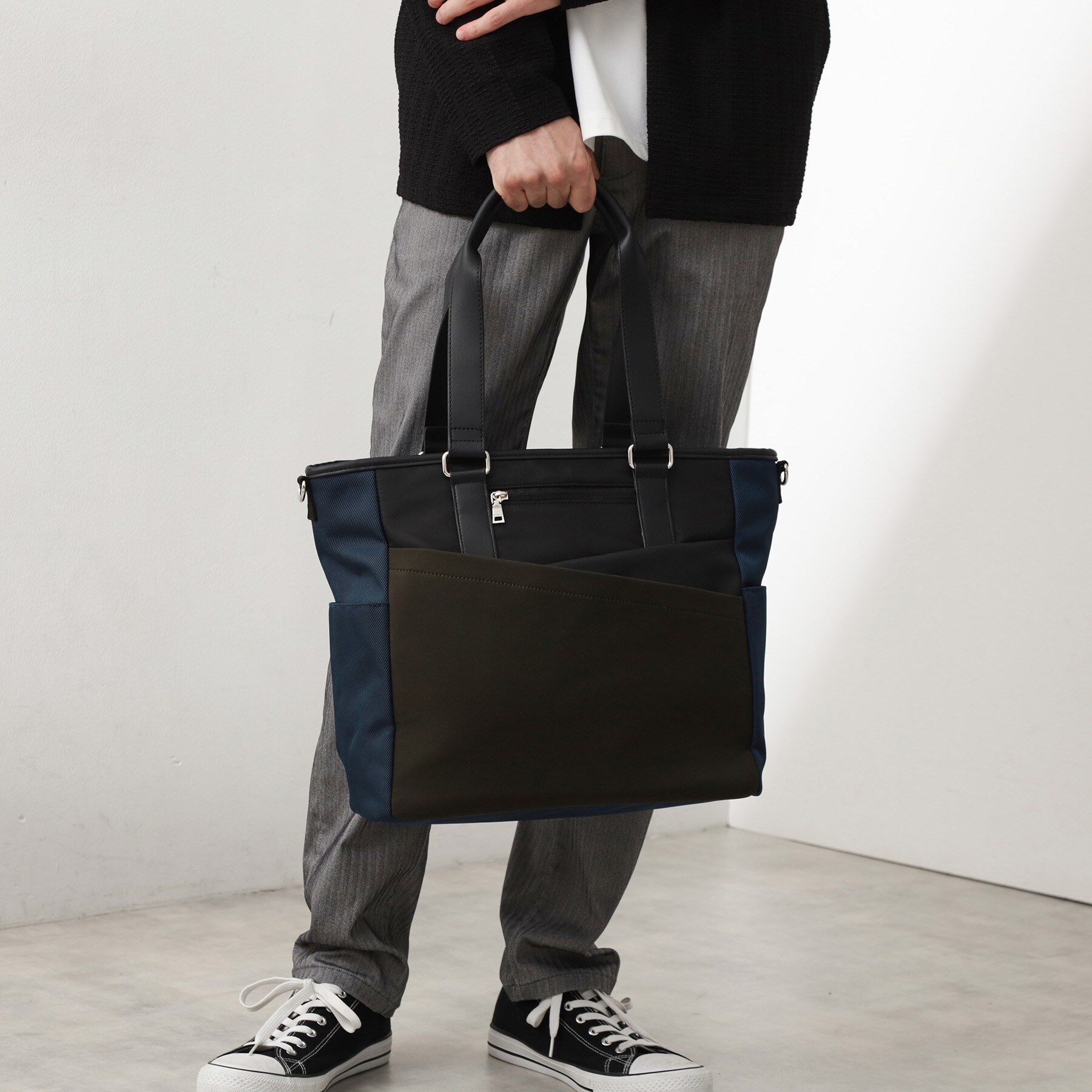 THE SHOP TK「2WAY切替トートバッグ」|トートバッグ|ネイビー(094)